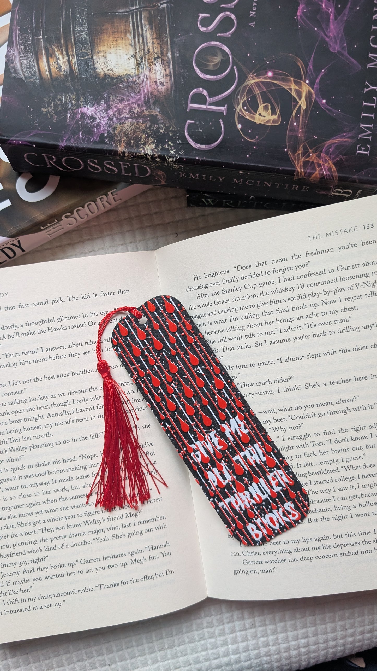 THRILLER BOOKS - 3D PRINTED BOOKMARK