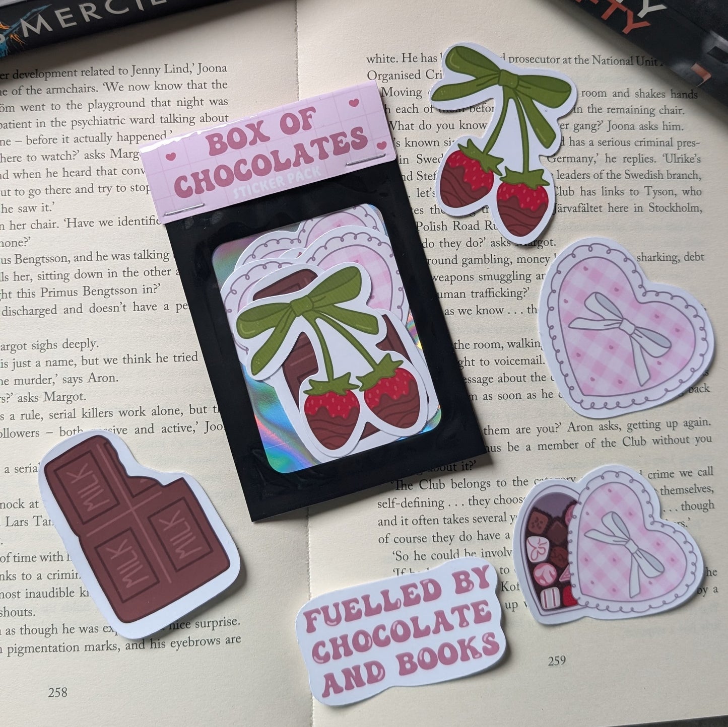 BOX OF CHOCOLATES - STICKER PACK