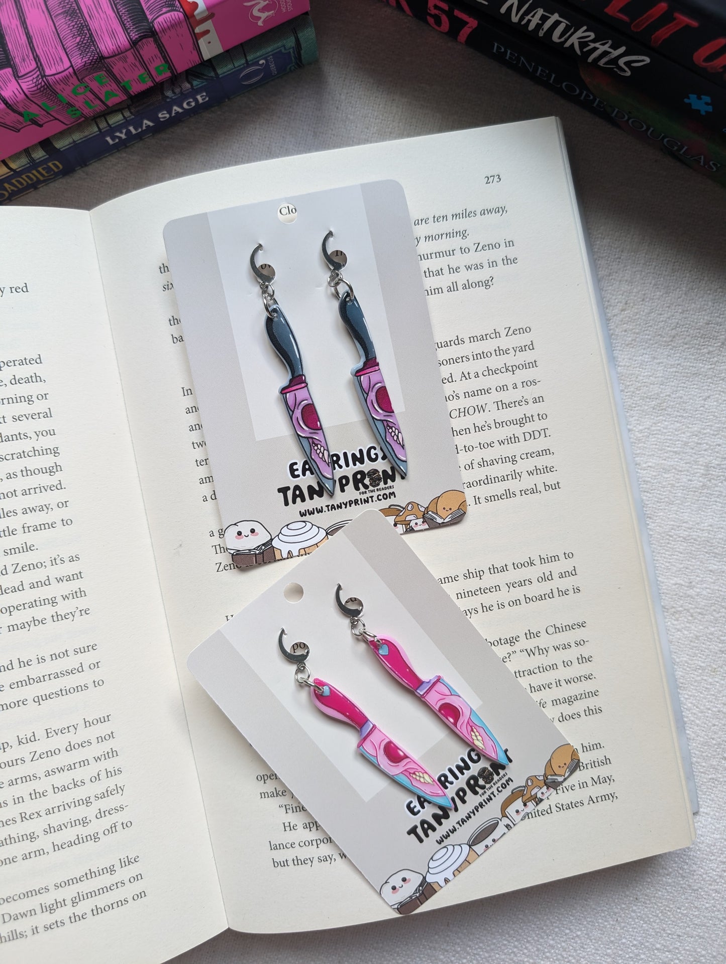 SKULL KNIFE - EARRINGS