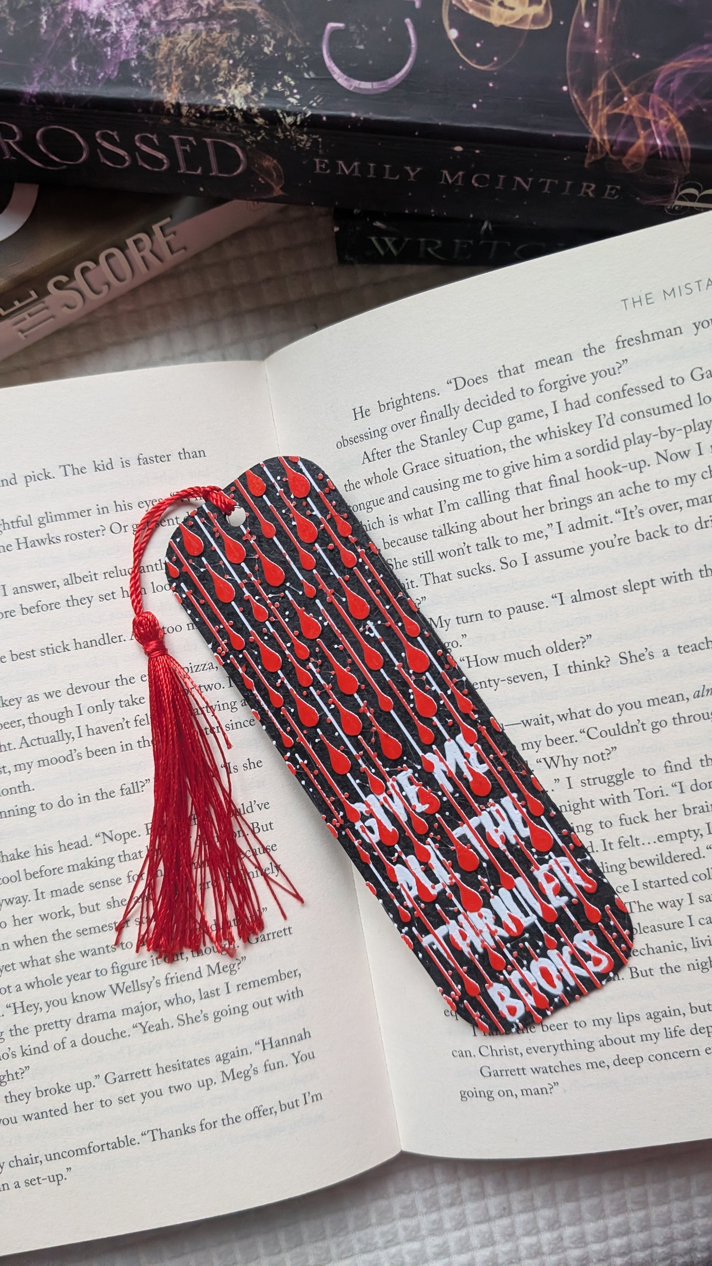 THRILLER BOOKS - 3D PRINTED BOOKMARK