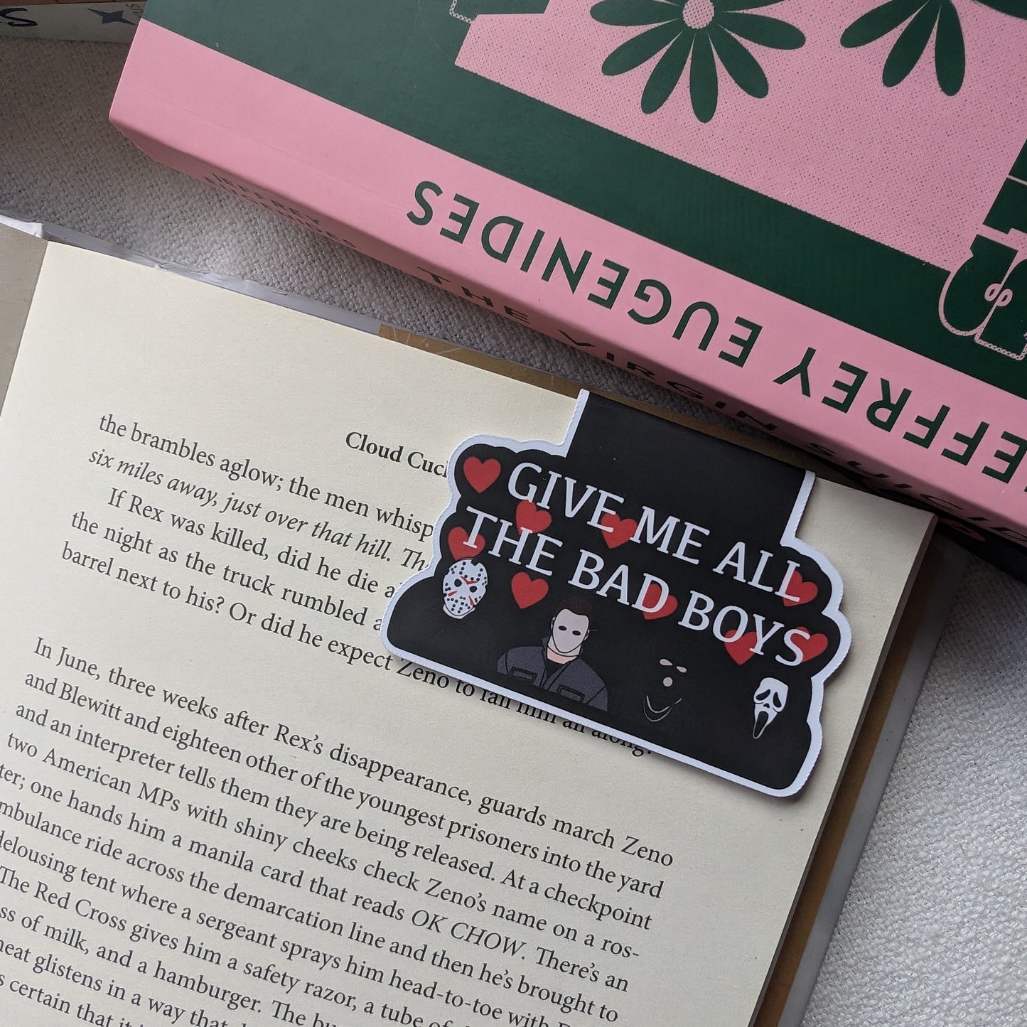 GIVE ME ALL THE BAD BOYS - BOOKMARK