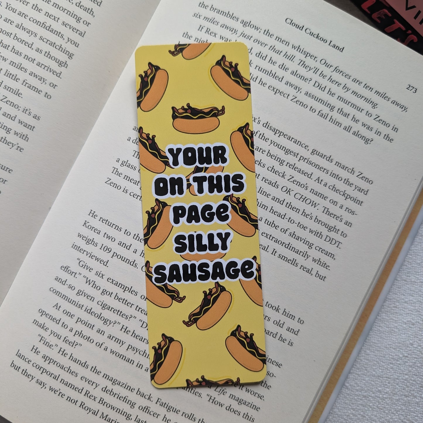 SILLY SAUSAGE - BOOKMARK