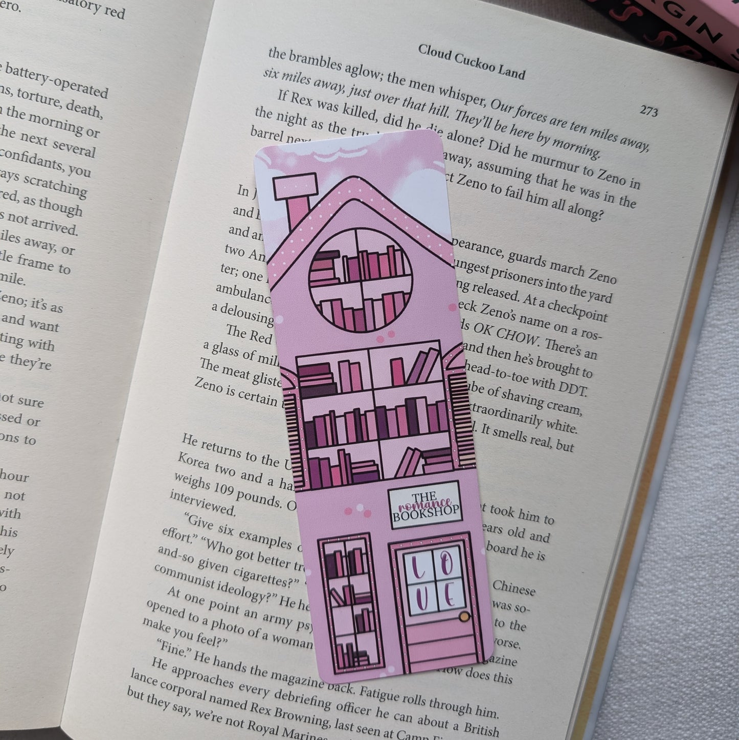 ROMANCE BOOK SHOP - BOOKMARK