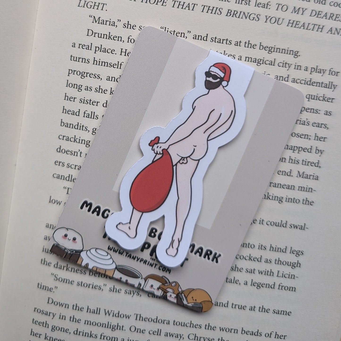 NAKED SANTA  - BOOKMARK