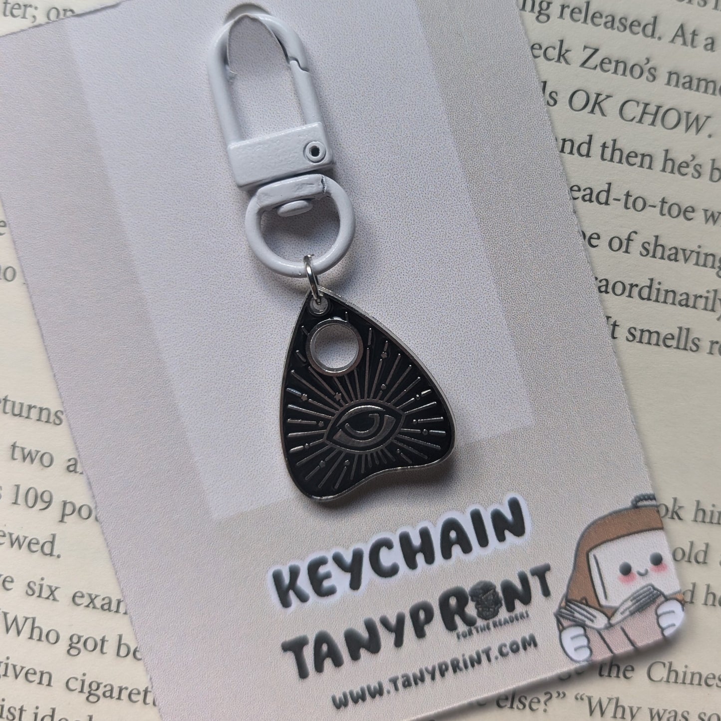 EYE OUIJA PLANCHETTE - KEYCHAIN