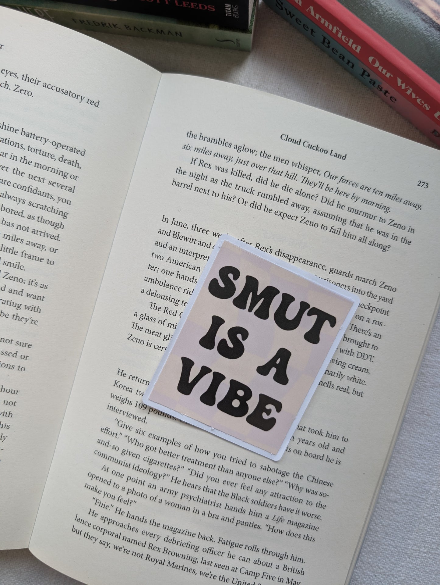 SMUT IS A VIBE - STICKER