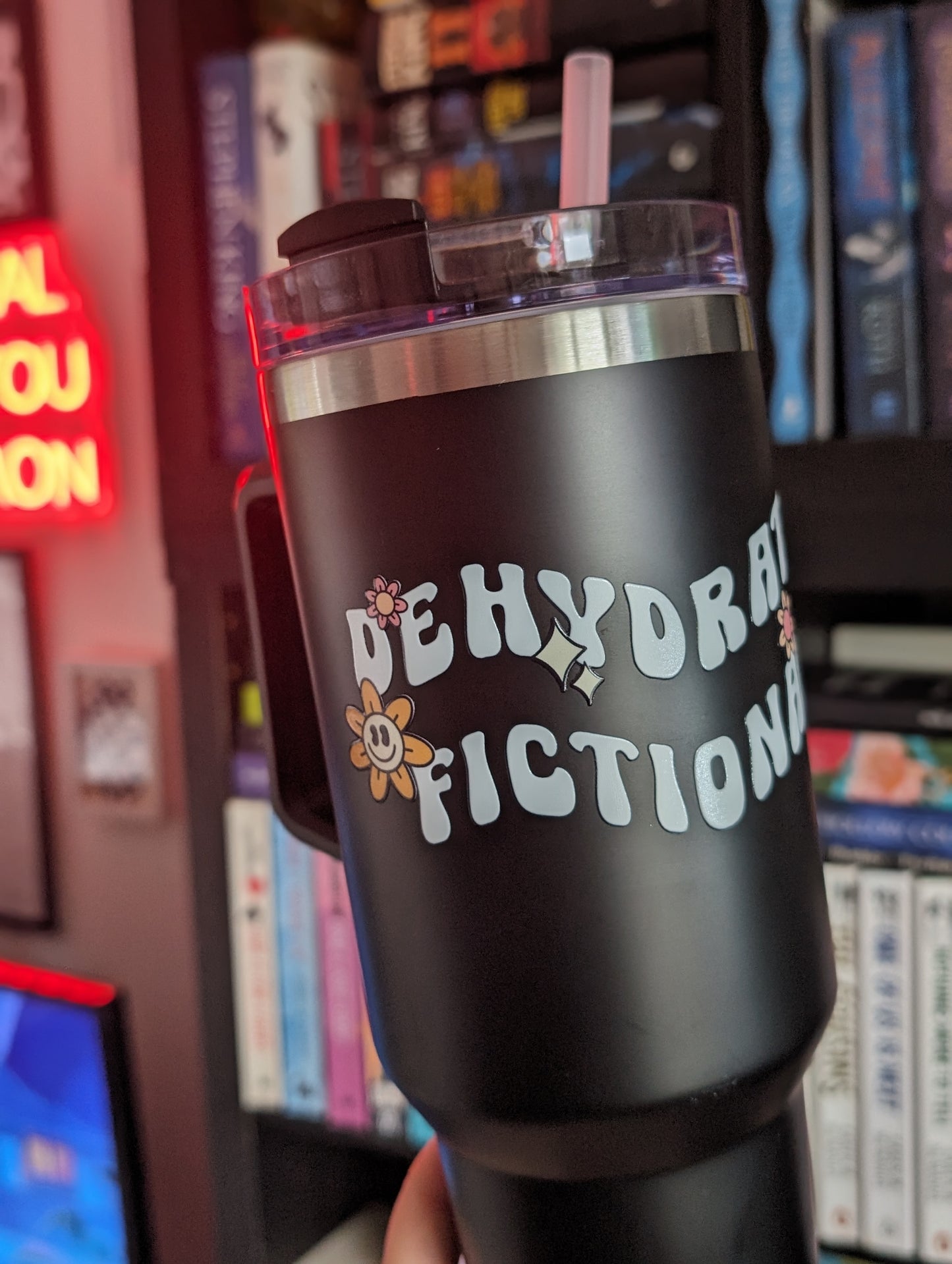 DEHYDRATED FOR FICTIONAL MEN - 40oz TUMBLER