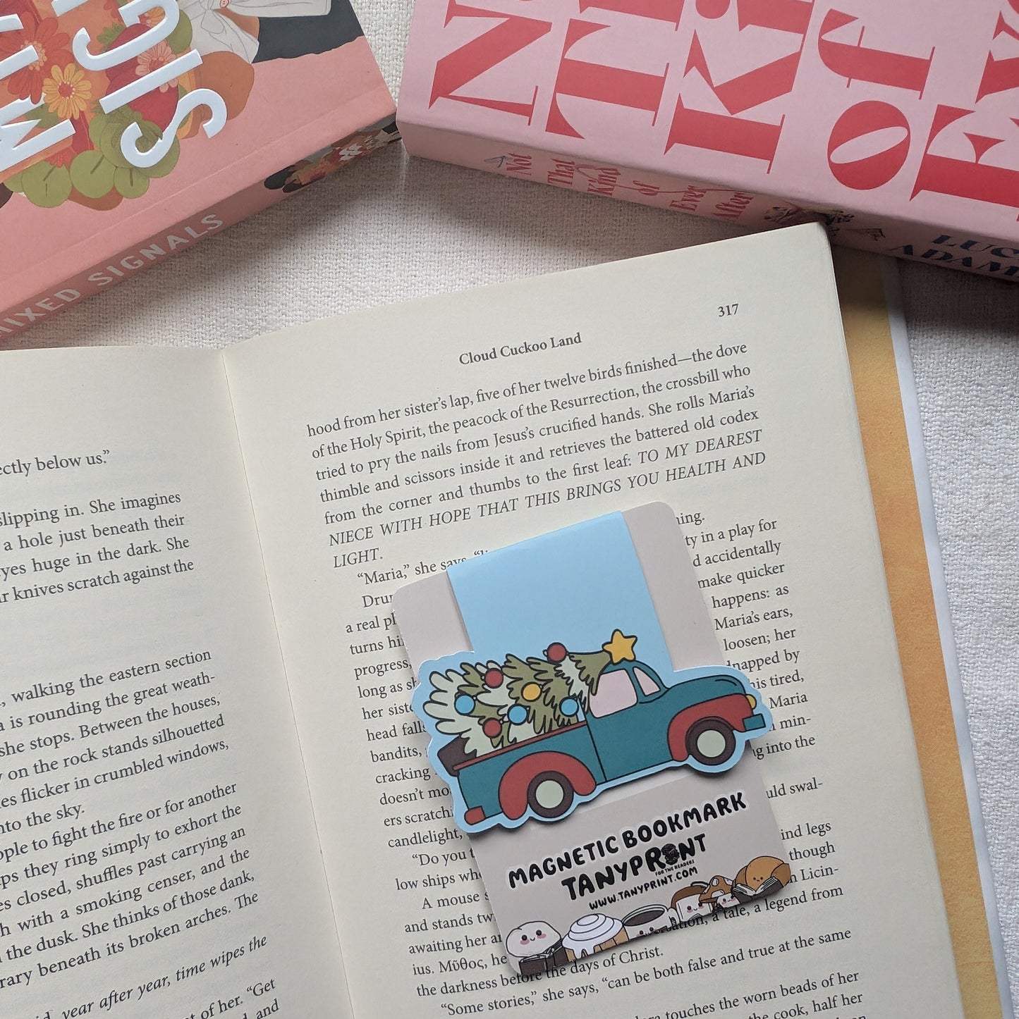 CHRISTMAS TRUCK - BOOKMARK