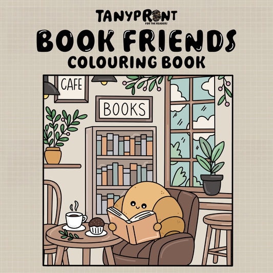 BOOK FRIENDS - COLOURING BOOK (DIGITAL DOWNLOAD)