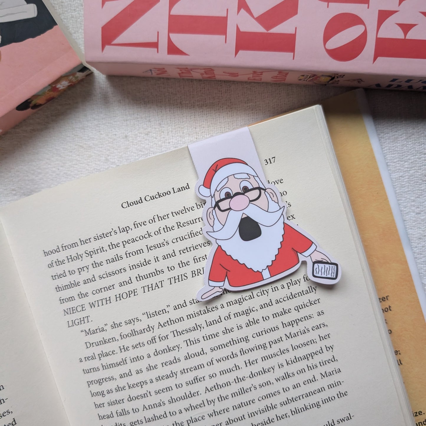 SANTAS KINDLE - BOOKMARK