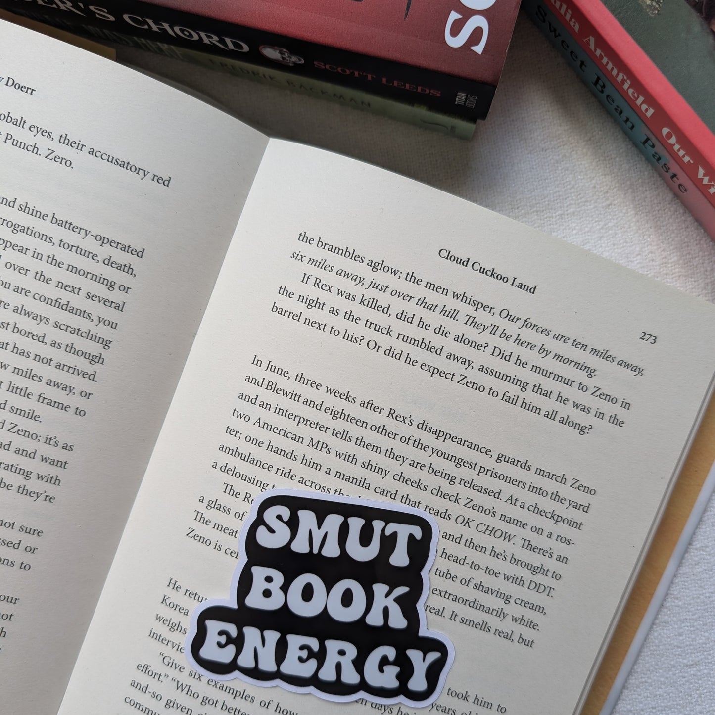 SMUT BOOK ENERGY - STICKER