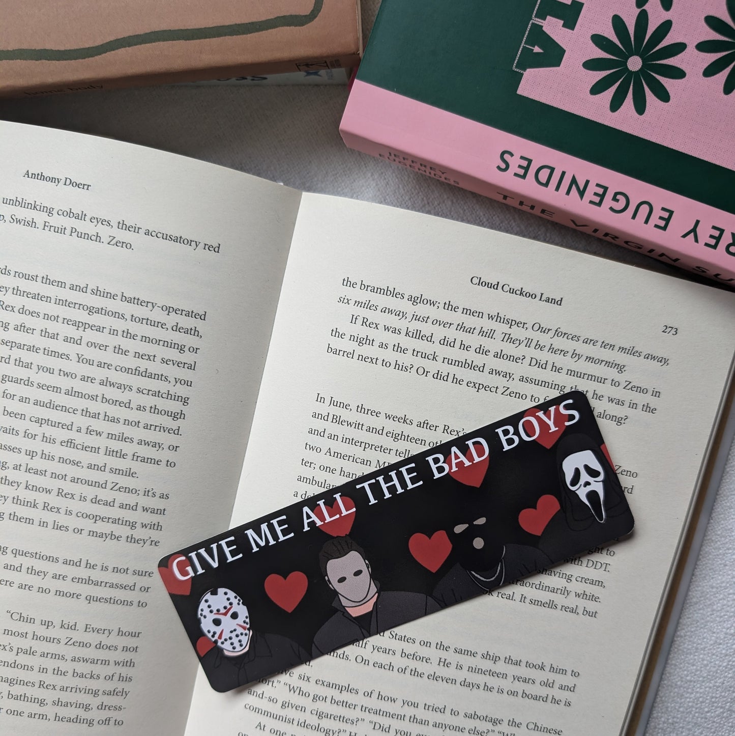 GIVE ME ALL THE BAD BOYS - BOOKMARK