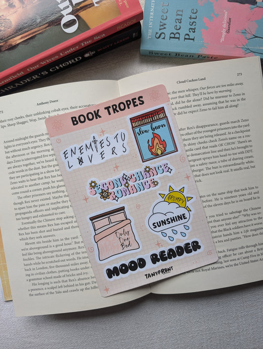 BOOK TROPES - STICKER SHEET