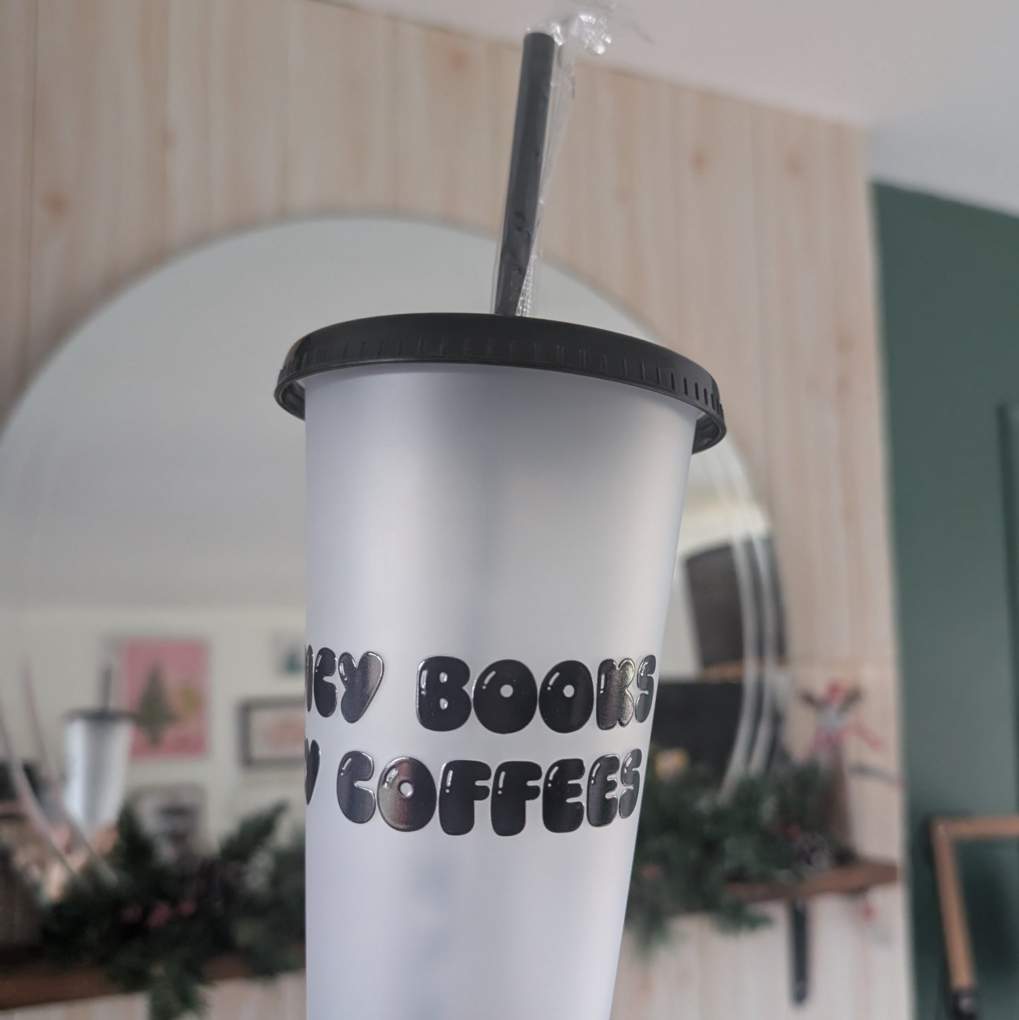 SPICY BOOKS ICY COFFEE - 24oz COLD CUP