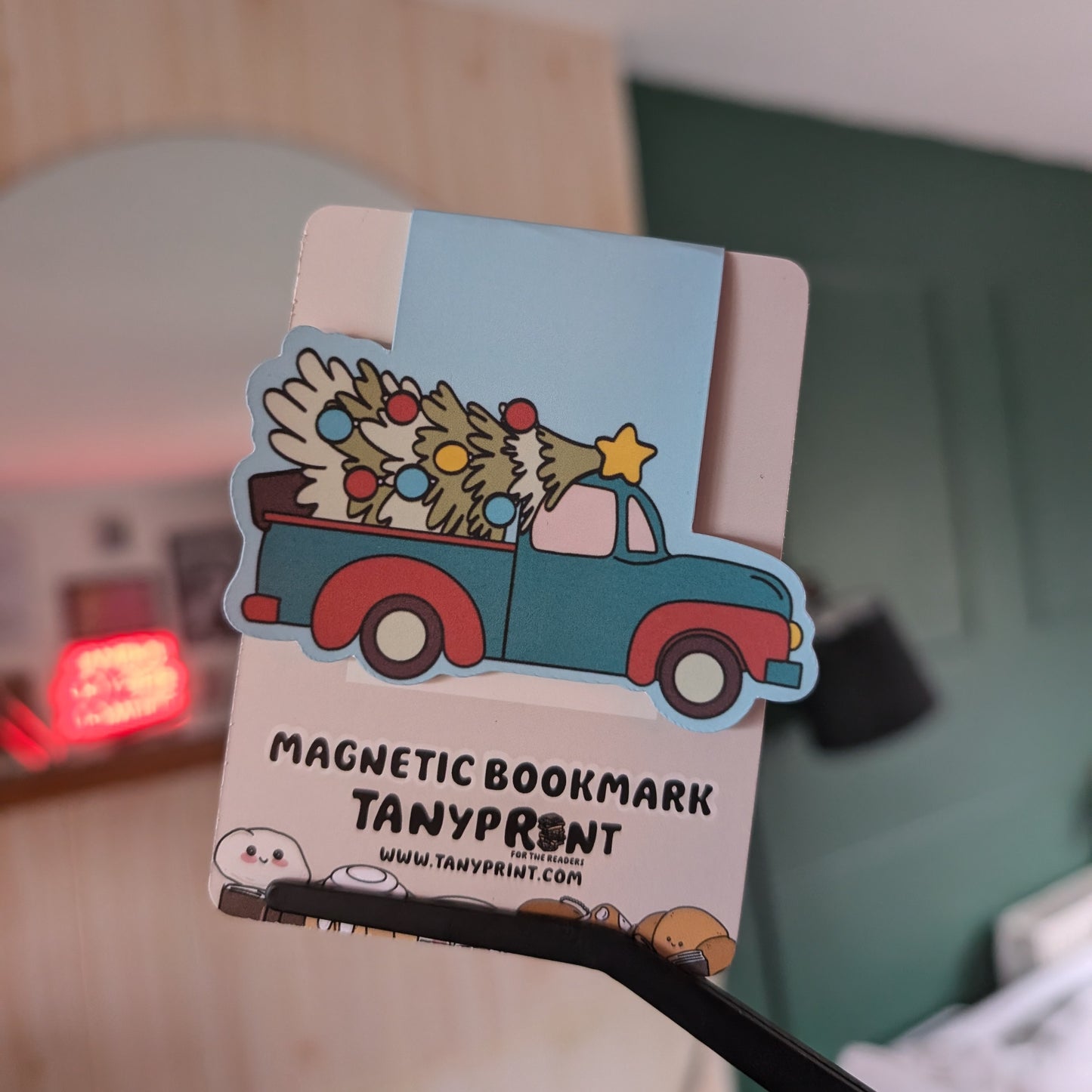 CHRISTMAS TRUCK - BOOKMARK