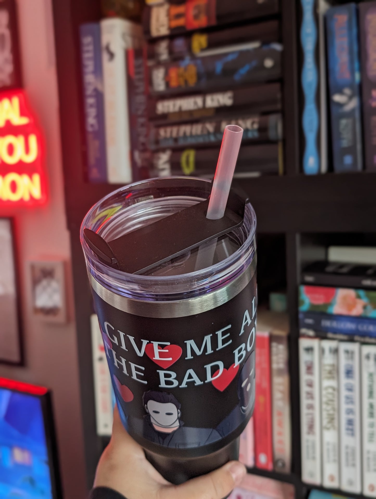 GIVE ME ALL THE BAD BOYS - 40oz TUMBLER