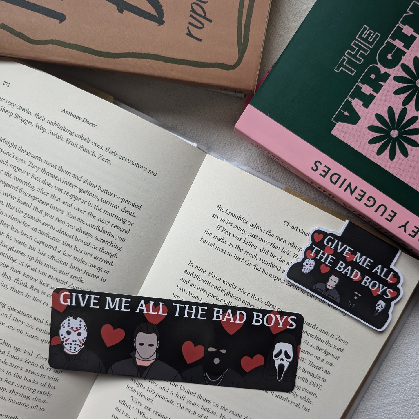 GIVE ME ALL THE BAD BOYS - BOOKMARK