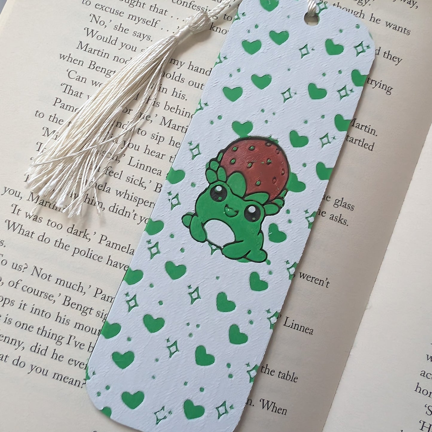 STRAWBERRY FROG - 3D PRINTED BOOKMARK
