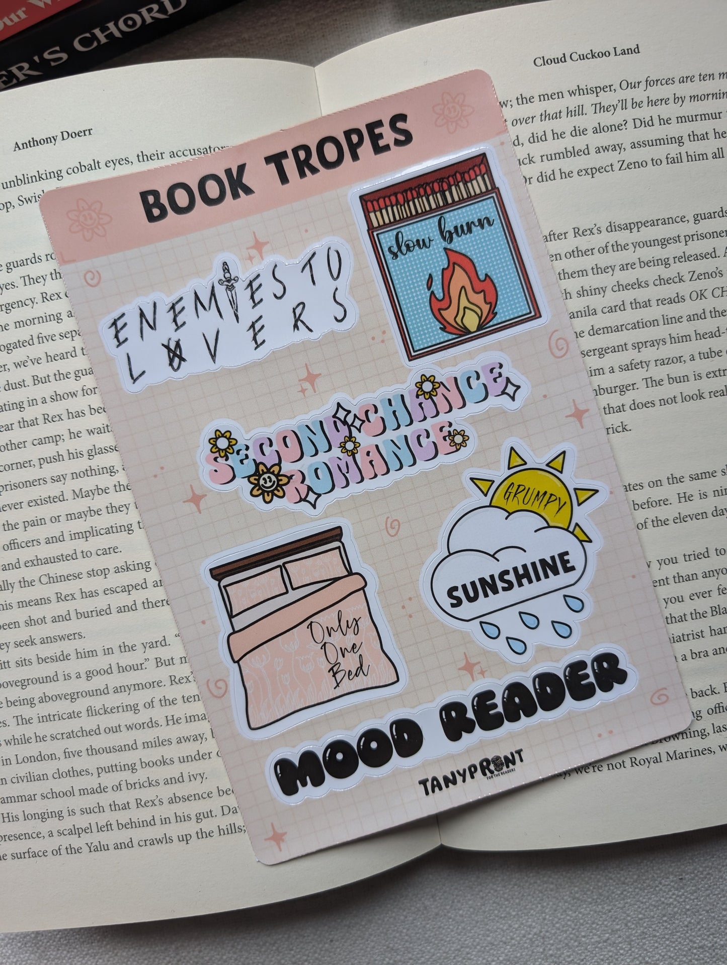 BOOK TROPES - STICKER SHEET