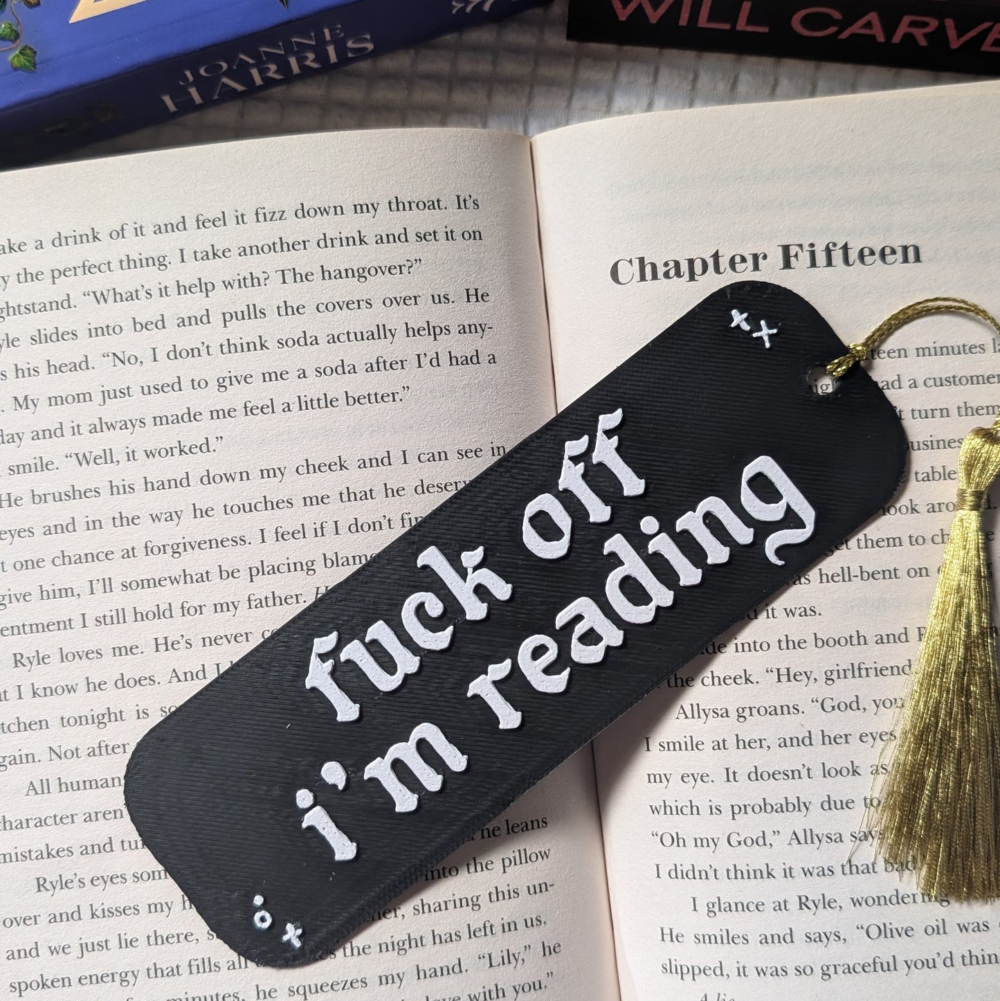 FUCK OFF - 3D PRINTED BOOKMARK