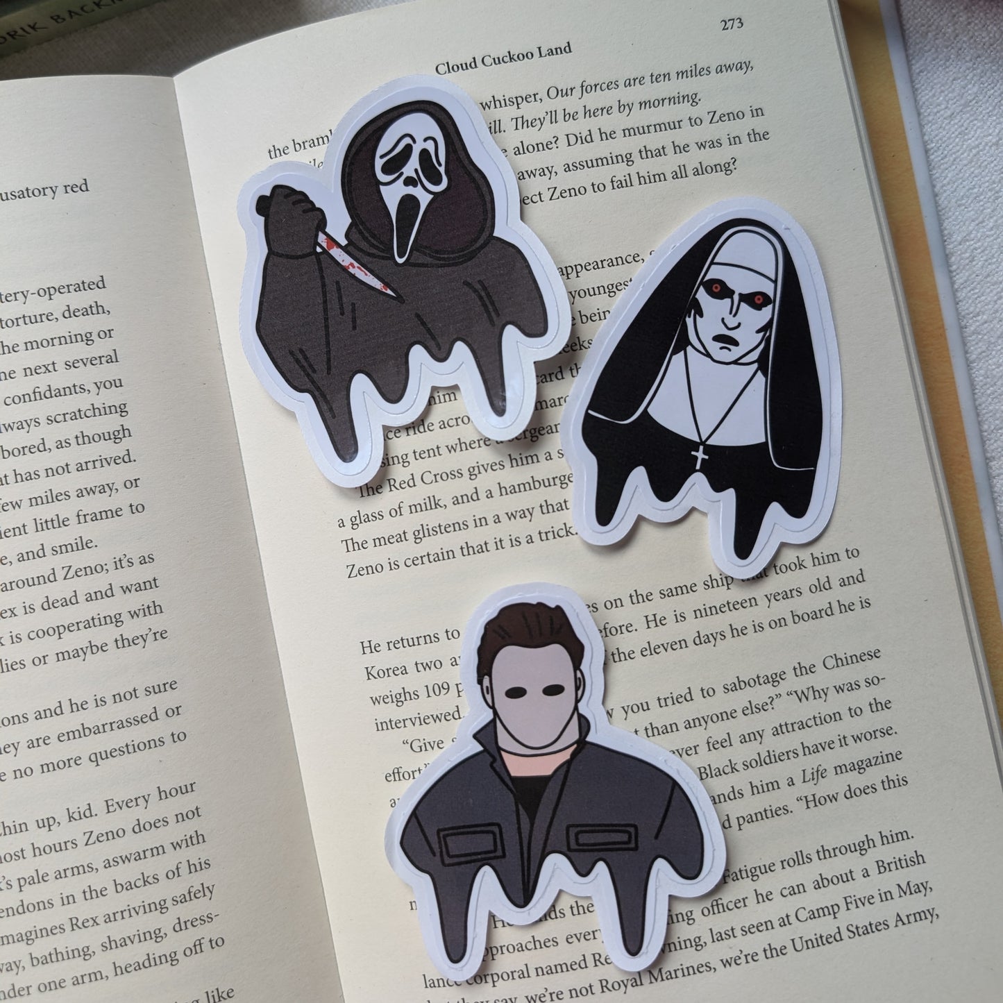 HORROR CHARACTERS - STICKER