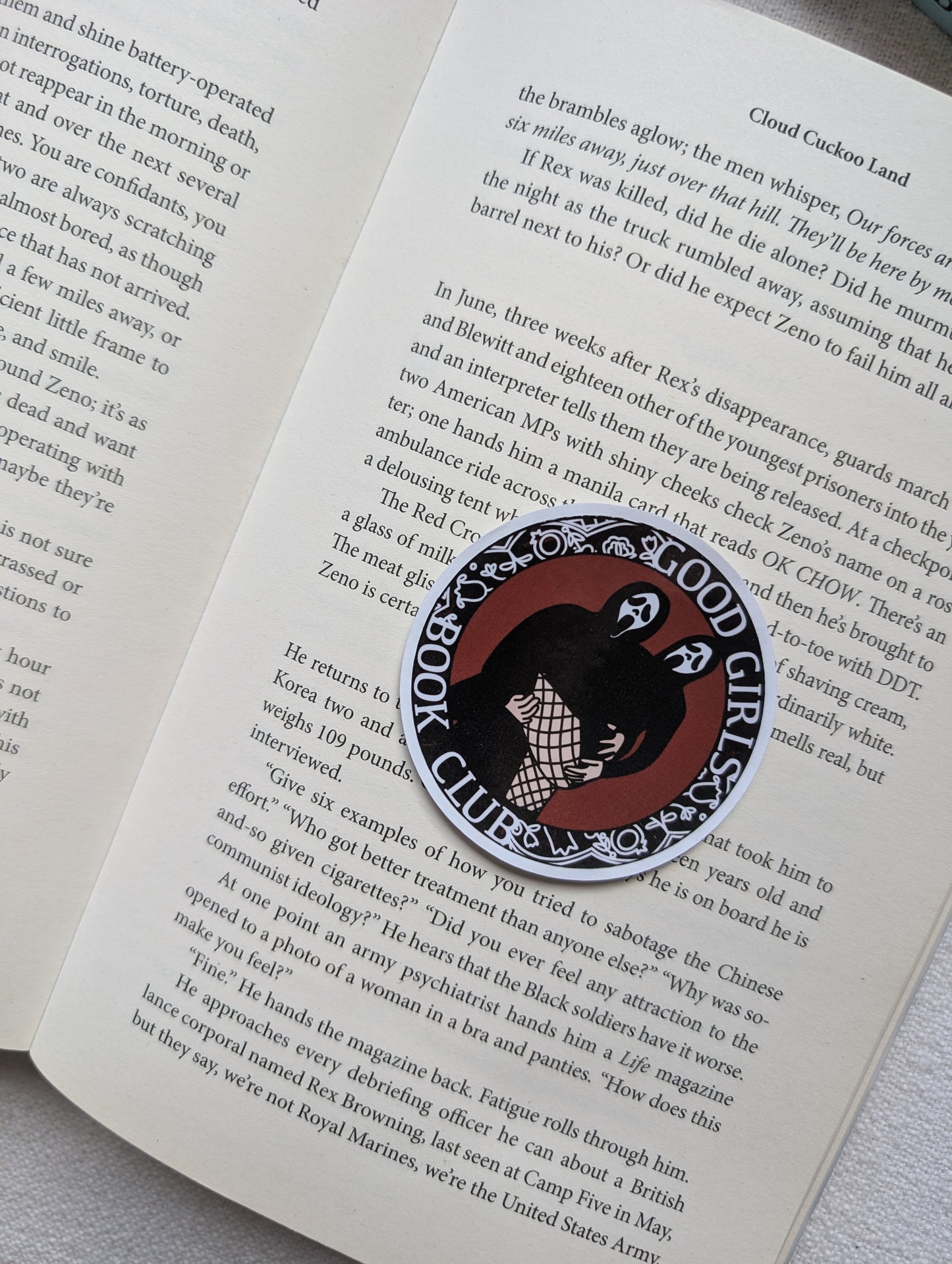 GOOD GIRLS BOOK CLUB - STICKER