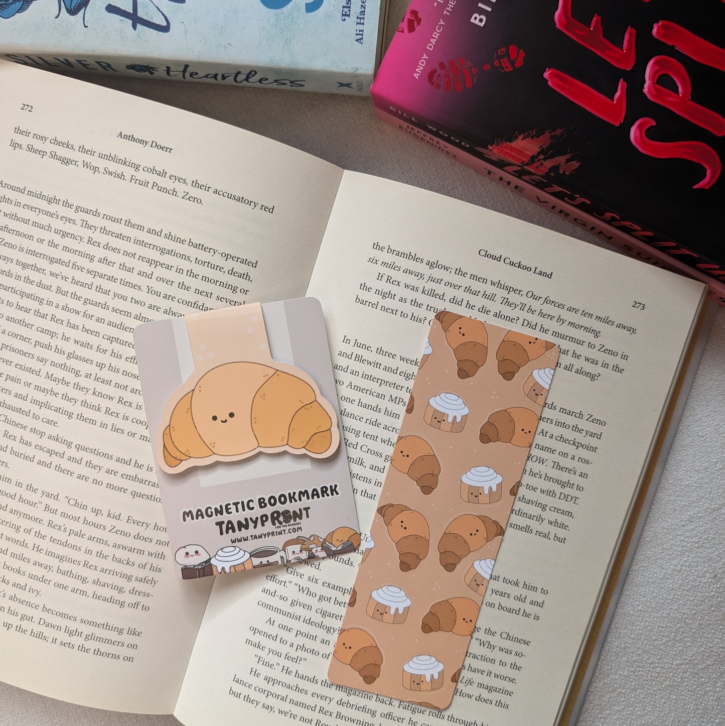 CROISSANT & CINNAMON ROLL - BOOKMARK