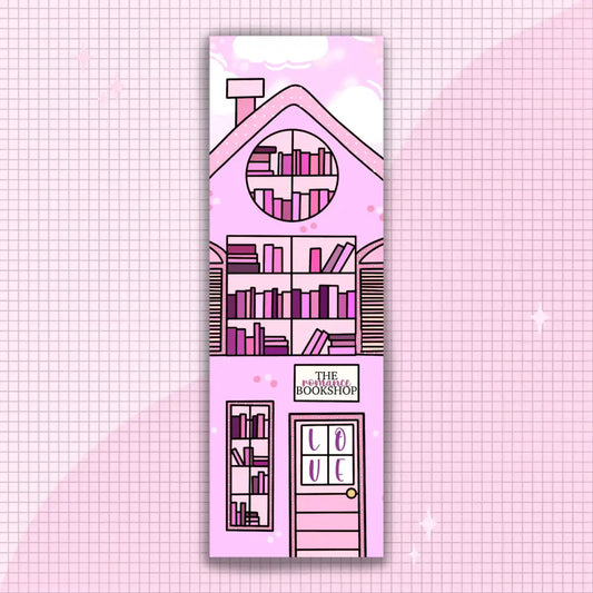 VALENTINES ROMANCE BOOK SHOP - BOOKMARK - Tanyprint