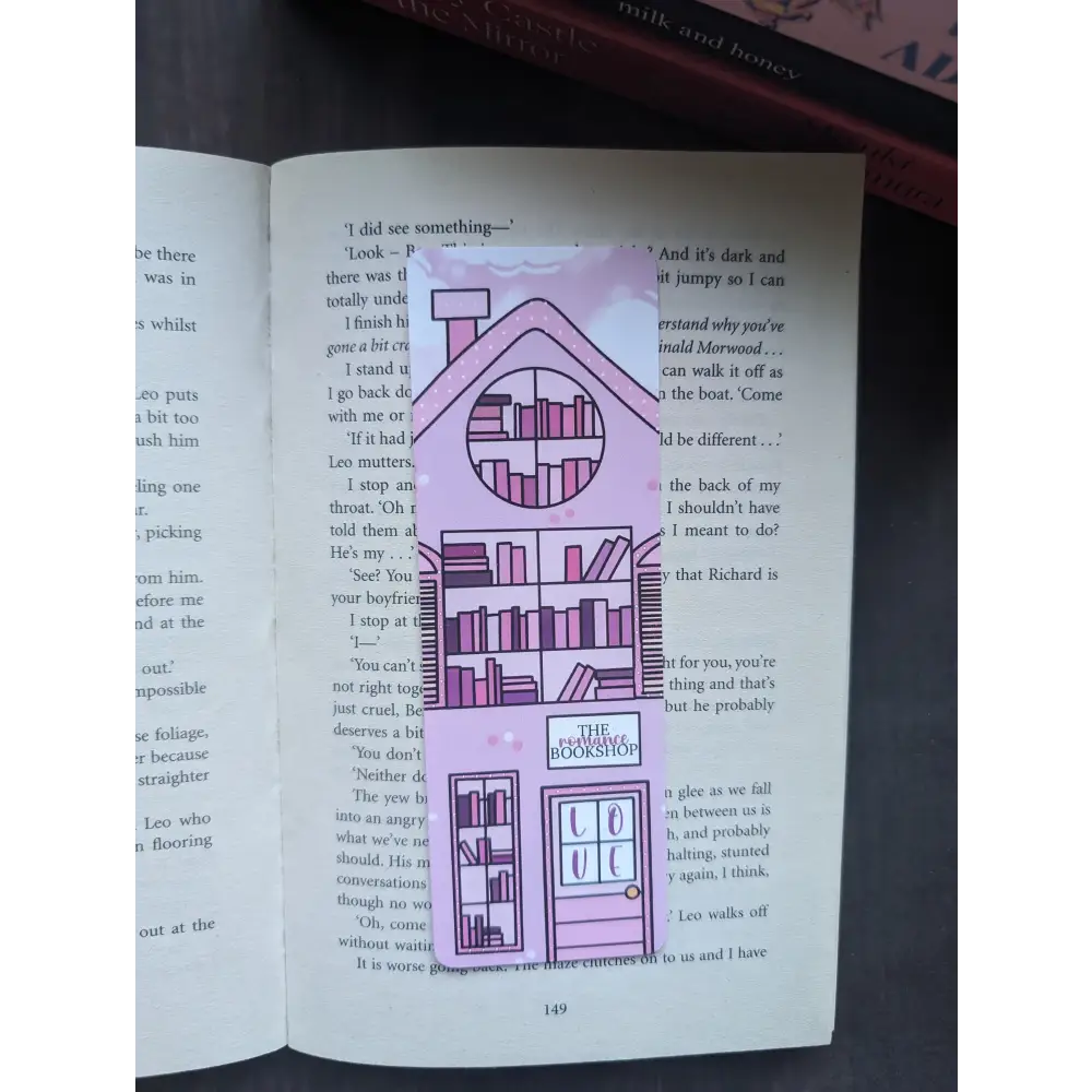 VALENTINES ROMANCE BOOK SHOP - BOOKMARK - Tanyprint