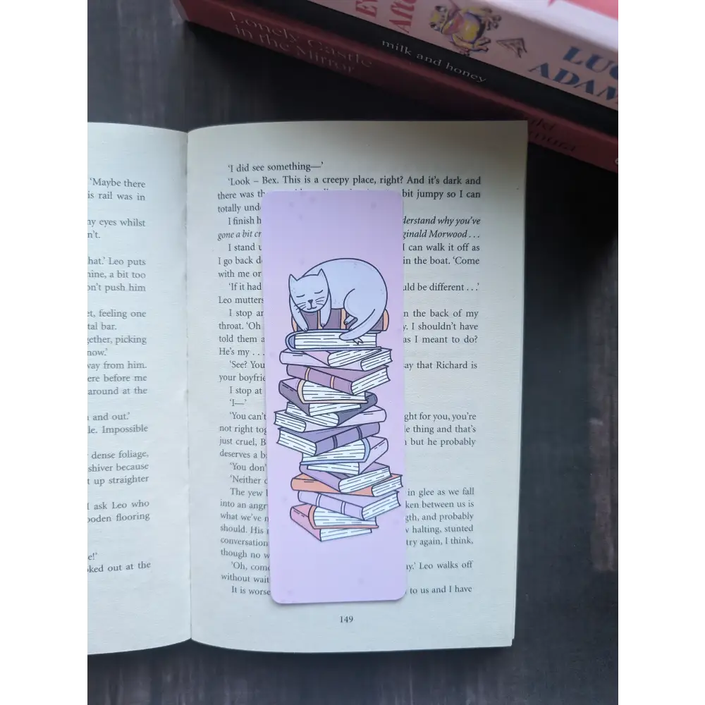 VALENTINES CAT STACK - BOOKMARK - Tanyprint