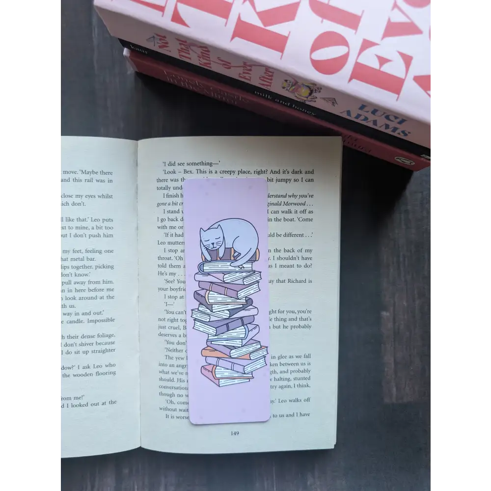 VALENTINES CAT STACK - BOOKMARK - Tanyprint