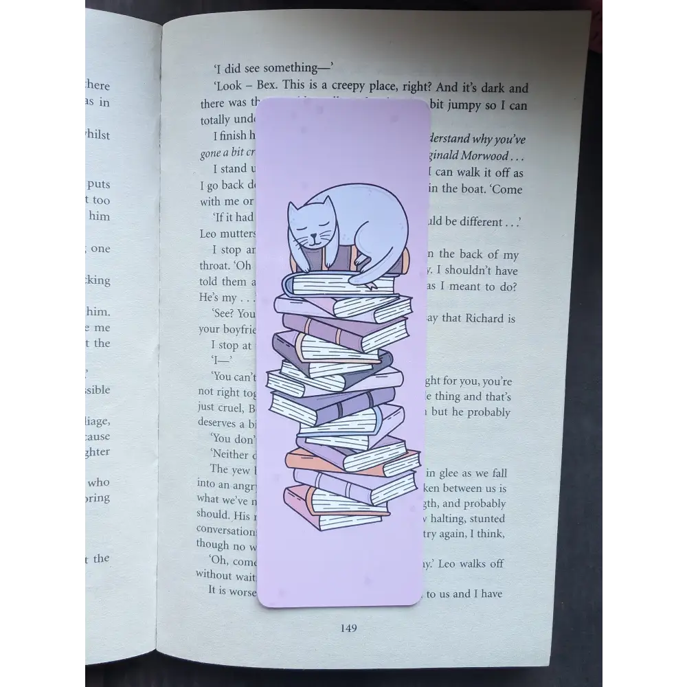 VALENTINES CAT STACK - BOOKMARK - Tanyprint