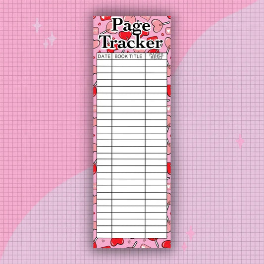 ROMANCE PAGE TRACKER - BOOKMARK